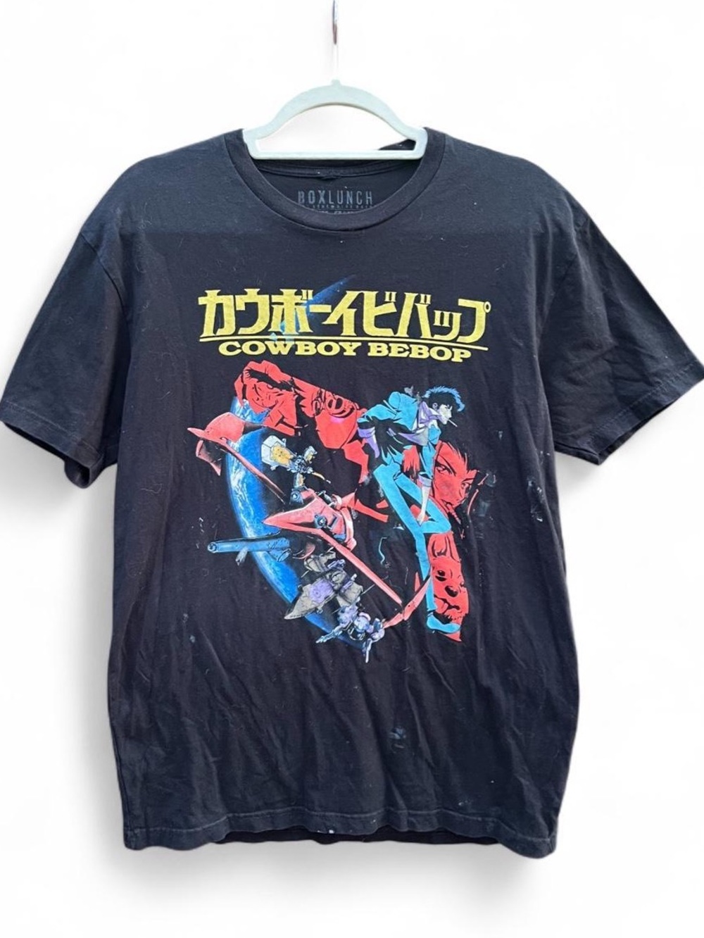 Cowboy Bebop Anime Black Graphic Tee Size Medium